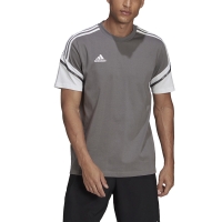 Tricou Camasa adidas Condivo 22 men's T-, gray and white HD2316