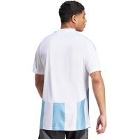 Camasa Men's T- adidas Striped 24 Jersey white-blue IW4555