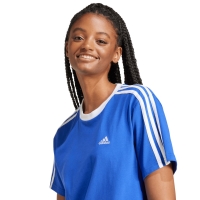 Tricou Camasa 's adidas Essentials 3-Stripes blue T- IY1701 dama