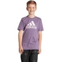 Tricou Camasa 's T- adidas Essentials Big Logo Cotton purple IJ7061 copil