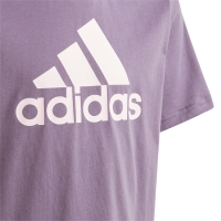 Tricou Camasa 's T- adidas Essentials Big Logo Cotton purple IJ7061 copil