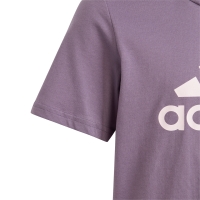 Tricou Camasa 's T- adidas Essentials Big Logo Cotton purple IJ7061 copil