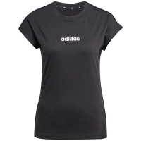 Camasa adidas Essentials Linear Cotton 's T- black JC8238 dama