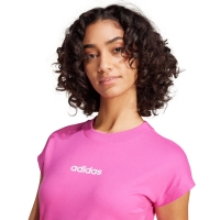 Camasa 's adidas Essentials Linear Cotton pink T- JC8240 dama