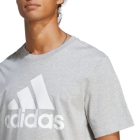 Tricou Men's Adidas Essentials Single Jersey 3-Stripes Gray IC9350