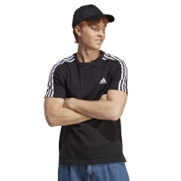 Tricou Men's Adidas Essentials Single Jersey 3-Stripes black IC9334