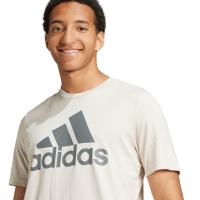 Camasa Men's T- adidas Essentials Single Jersey Big Logo beige IX0139