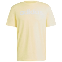 Camasa Men's T- adidas Essentials Single Jersey Linear Embroidered ? yellow IZ4769