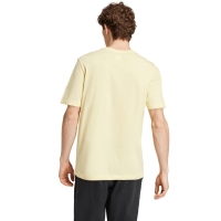 Camasa Men's T- adidas Essentials Single Jersey Linear Embroidered ? yellow IZ4769