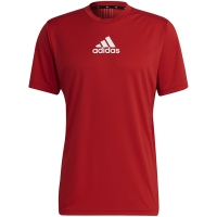 Tricou Men's adidas Primeblue Designed To Move Sport 3-Stripes red GM4318