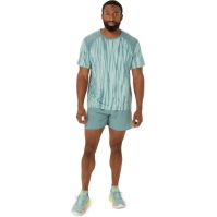 Asics All Over Print SS Running Top barbat