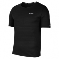 Nike DriFit Miler Running Top barbat