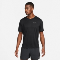 Nike DriFit Miler Running Top barbat