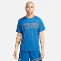 Nike Miler Flash Dri-FIT UV Short-Sleeve Running Top barbat