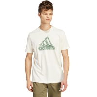 Tricou barbati adidas Growth Badge Graphic crem IS2873