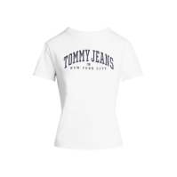 Blug Camasa Tommy Varsity Logo Crew Neck T- Tommy Jeans