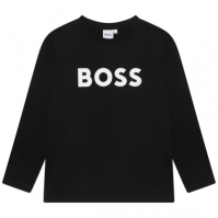 Camasa Boss Boss Large Logo T- copil baietel