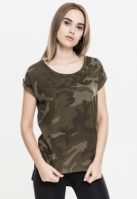 Tricou Camo Back Shaped dama Urban Classics