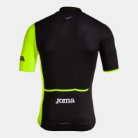 Crono Cycling Jersey Black Fluor Yellow Joma