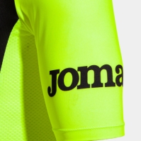 Crono Cycling Jersey Black Fluor Yellow Joma