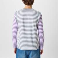 Camasa COMME DES GARCONS PLAY Bi-Colour Stripe T-