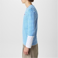 Camasa COMME DES GARCONS PLAY Striped Peeping Heart T-