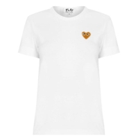 Camasa COMME DES GARCONS PLAY Gold Heart T-