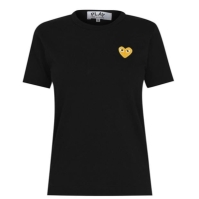 Camasa COMME DES GARCONS PLAY Gold Heart T-