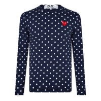 Camasa COMME DES GARCONS PLAY Polka Dot Heart T-