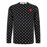 Camasa COMME DES GARCONS PLAY Polka Dot Heart T-