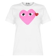 Camasa COMME DES GARCONS PLAY Printed Peeping Hearts T