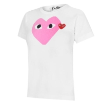 Camasa COMME DES GARCONS PLAY Printed Peeping Hearts T