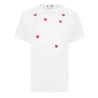 Camasa COMME DES GARCONS PLAY Scattered Hearts T-