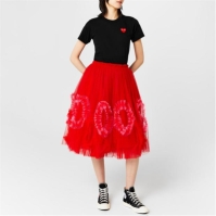 Camasa COMME DES GARCONS PLAY Small Peeping Heart T-