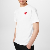 Camasa COMME DES GARCONS PLAY Small Peeping Heart Patch T-