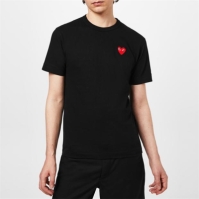 Camasa COMME DES GARCONS PLAY Small Peeping Heart Patch T-