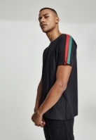 Tricou Stripe Shoulder Raglan Urban Classics