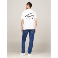 Tricou Blug Tommy Tommy Tjm Reg Signature Print Ext Tommy Jeans