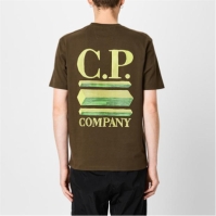 Camasa CP COMPANY 30/1 Jersey Logo Graphic T-