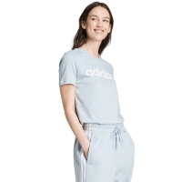 Tricou Camasa 's T- adidas Loungewear Essentials Slim Logo light blue IY9188 dama