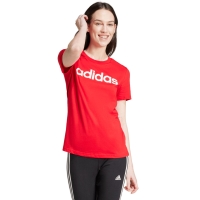 Tricou Camasa 's T- adidas Loungewear Essentials Slim Logo red IY9189 dama