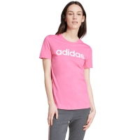 Tricou adidas Loungewear Essentials Slim Logo pink IY9191