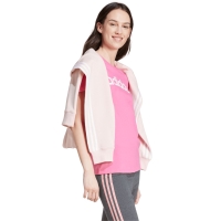 Tricou adidas Loungewear Essentials Slim Logo pink IY9191