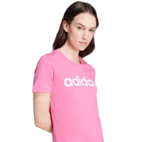 Tricou adidas Loungewear Essentials Slim Logo pink IY9191