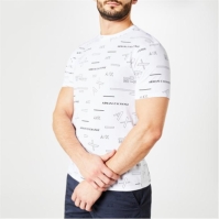 Camasa Armani Exchange All Over Print Logo T-