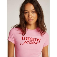 Tricou Blug Tommy TJW SLIM ESSENTIAL LOGO EXT Tommy Jeans