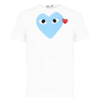 Camasa COMME DES GARCONS PLAY Double Heart Logo T-