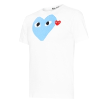 Camasa COMME DES GARCONS PLAY Double Heart Logo T-