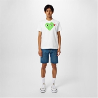 Camasa COMME DES GARCONS PLAY Double Heart Logo T-