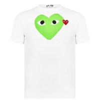 Camasa COMME DES GARCONS PLAY Double Heart Logo T-